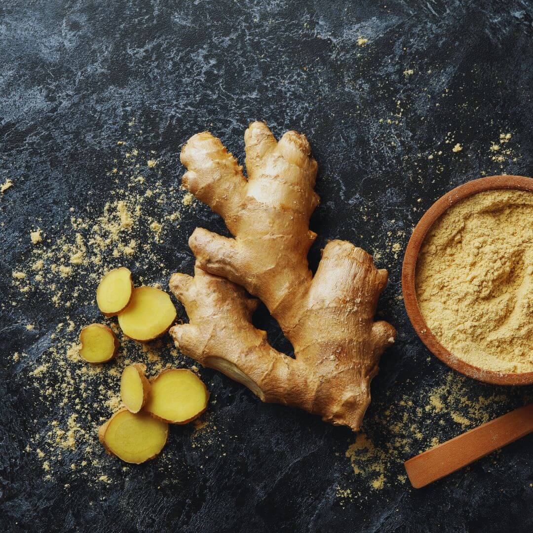 Zázvor – čerstvý kořen v plátcích